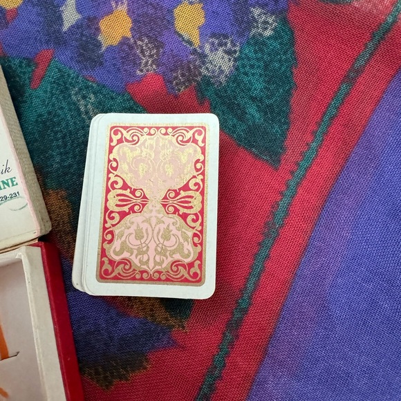 Vintage Ferd Piatnik & Sohne Red & Blue Mini Playing Cards - Picture 3 of 11